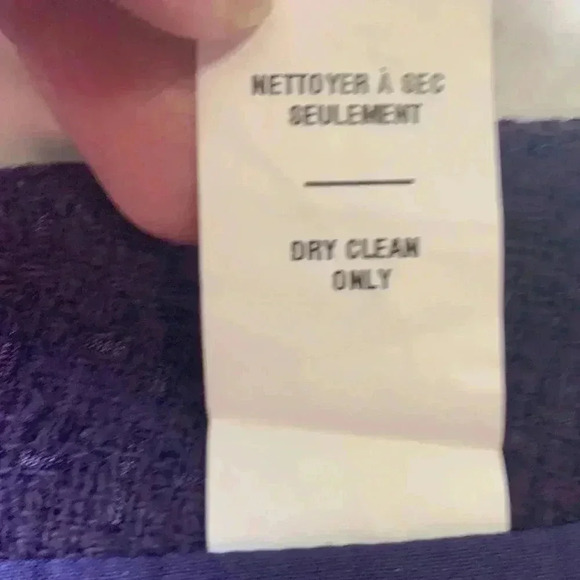 Jacob Purple knit, fully lined, mini skirt ,  size 6. - Picture 6 of 7